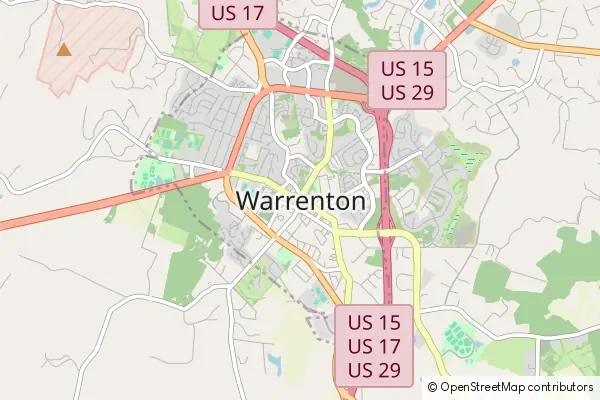 Mapa Warrenton