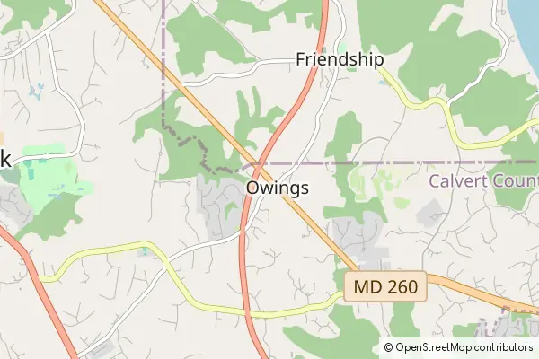 Mapa Owings