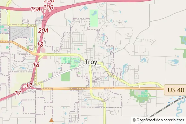 Mapa Troy