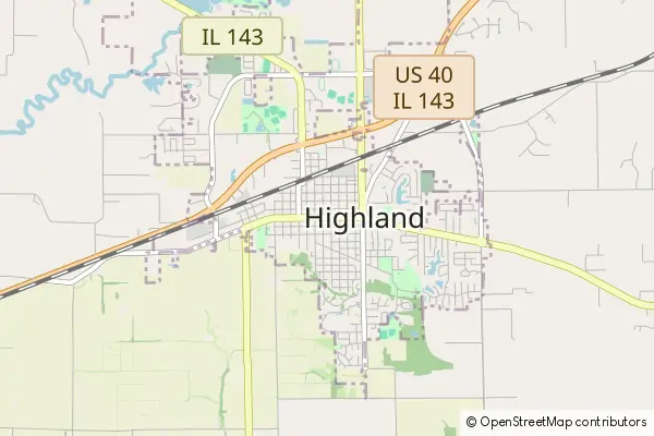 Mapa Highland