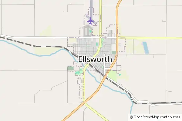 Mapa Ellsworth