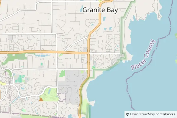 Mapa Granite Bay