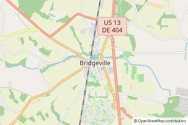 Mapa Bridgeville