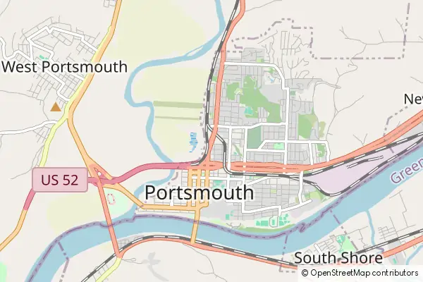 Mapa Portsmouth