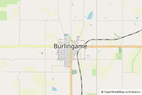 Mapa Burlingame