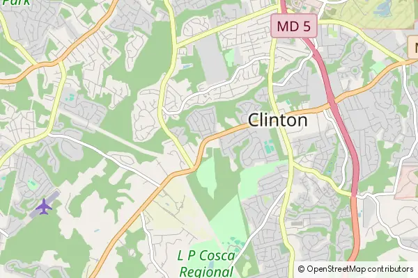 Mapa Clinton