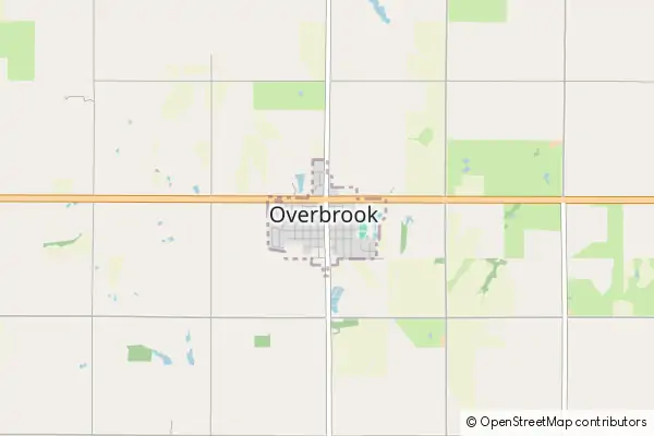 Mapa Overbrook