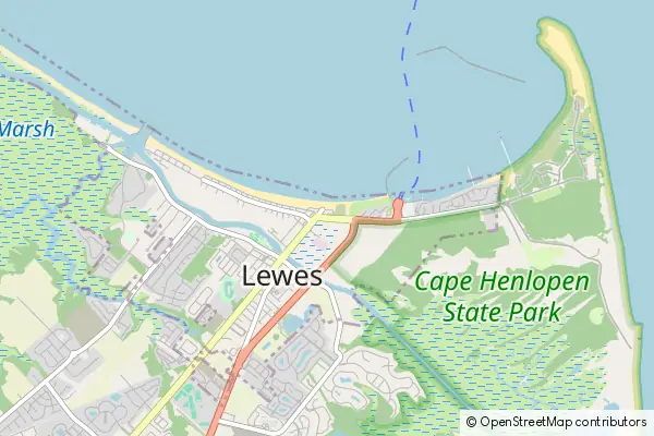 Mapa Lewes