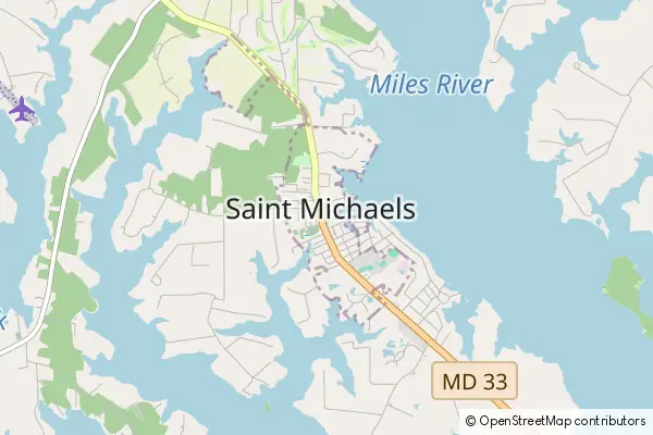 Mapa St. Michaels