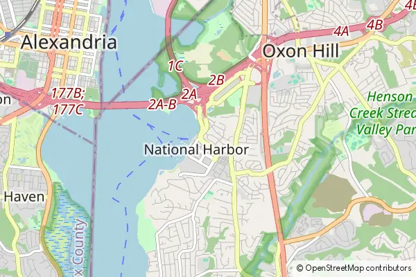 Mapa National Harbor