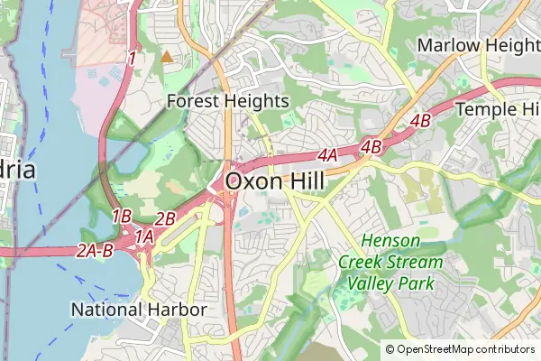 Mapa Oxon Hill