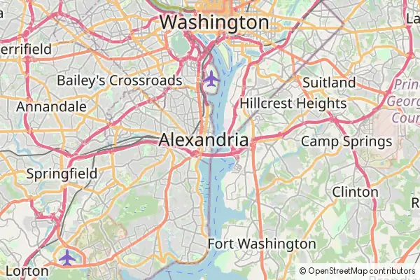 Mapa Alexandria