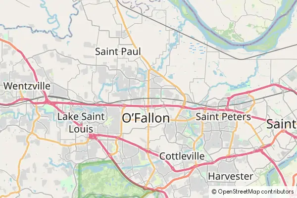 Mapa O'Fallon