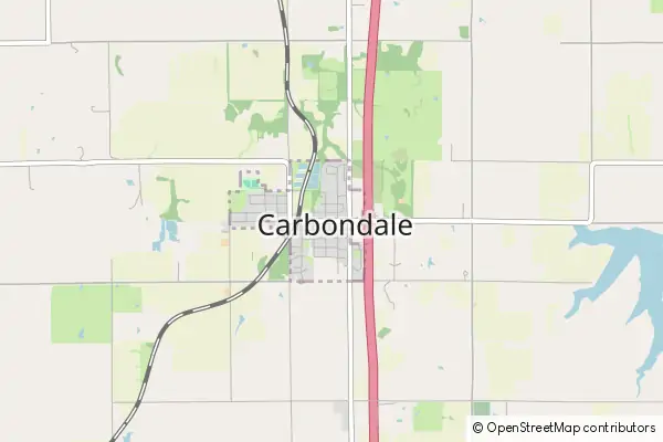 Mapa Carbondale