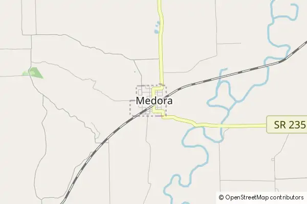 Mapa Medora