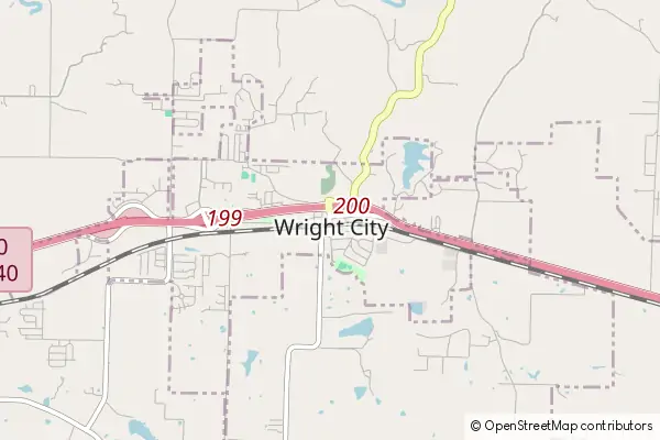 Mapa Wright City