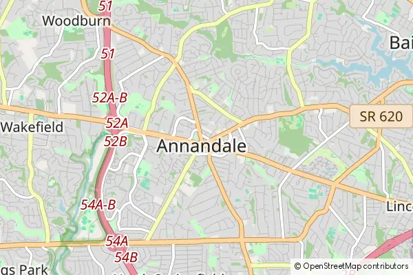 Mapa Annandale