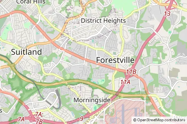 Mapa Forestville