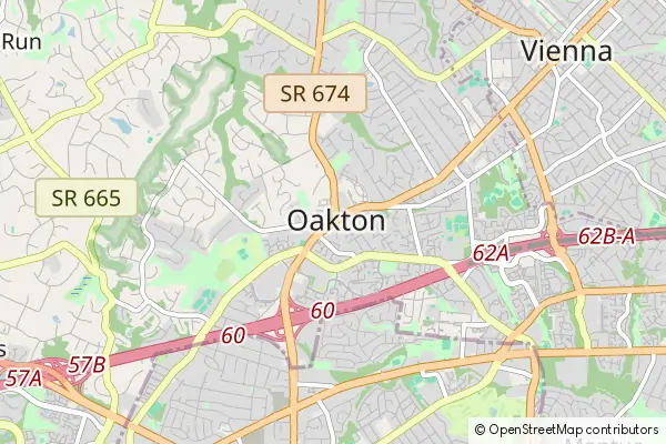 Mapa Oakton