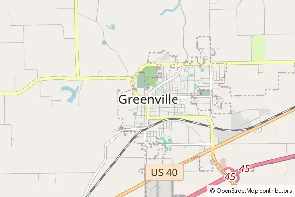 Mapa Greenville