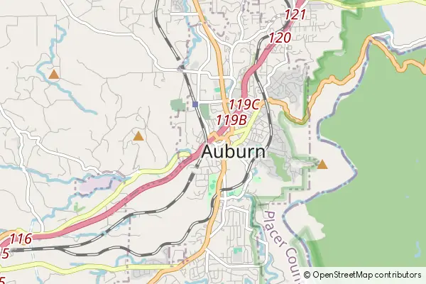 Mapa Auburn