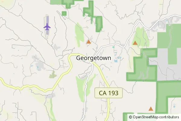 Mapa Georgetown