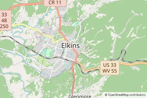 Mapa Elkins