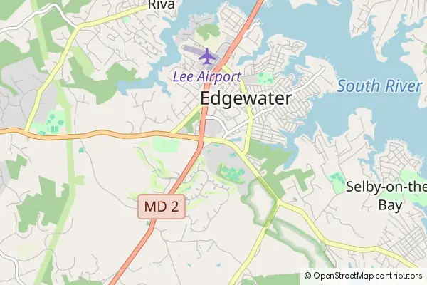 Mapa Edgewater