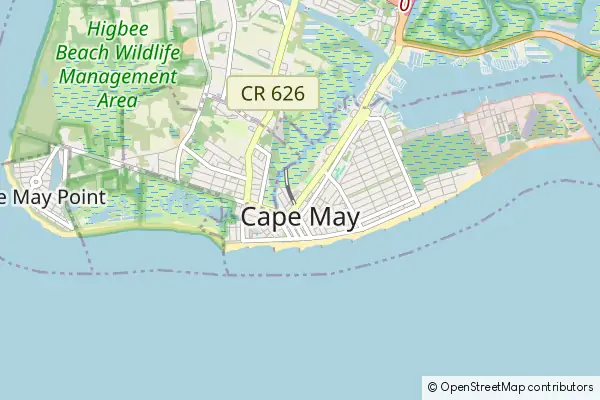 Mapa Cape May