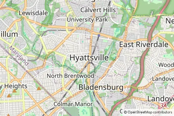 Mapa Hyattsville