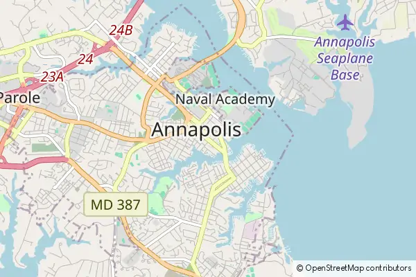 Mapa Annapolis