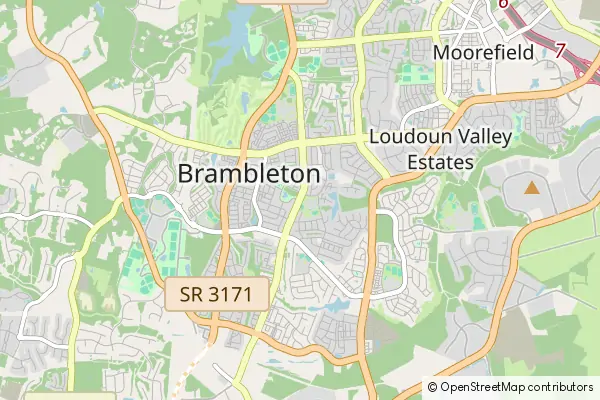 Mapa Brambleton