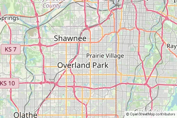 Mapa Overland Park