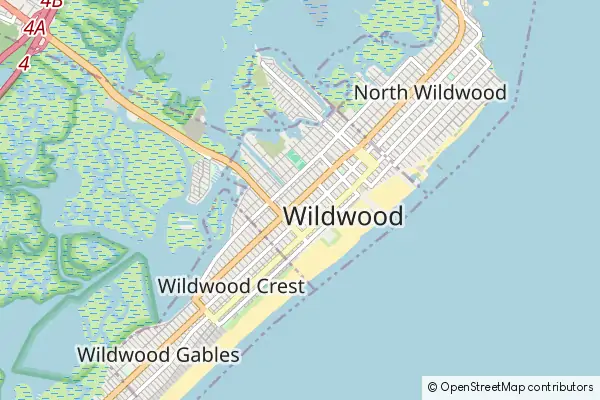 Mapa Wildwood