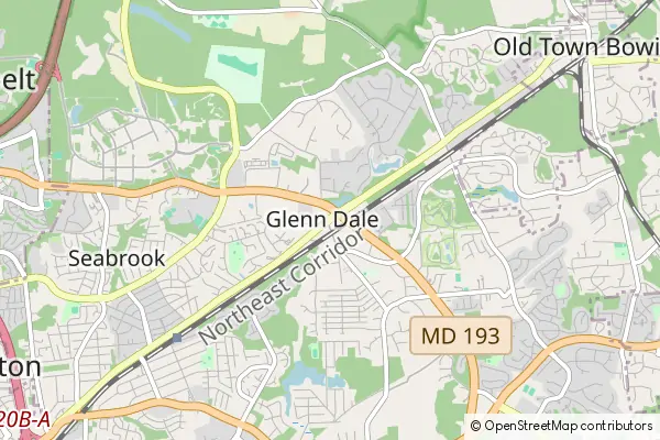 Mapa Glenn Dale