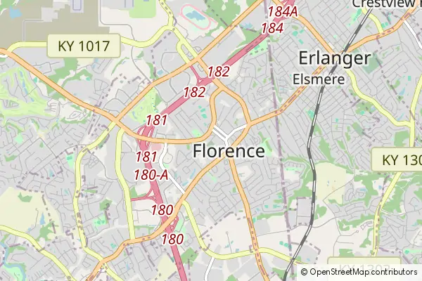 Mapa Florence