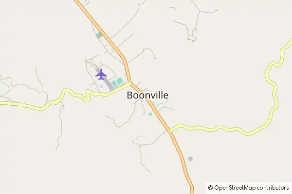 Mapa Boonville