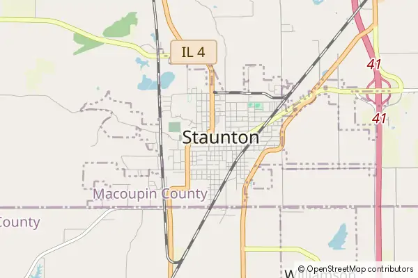 Mapa Staunton