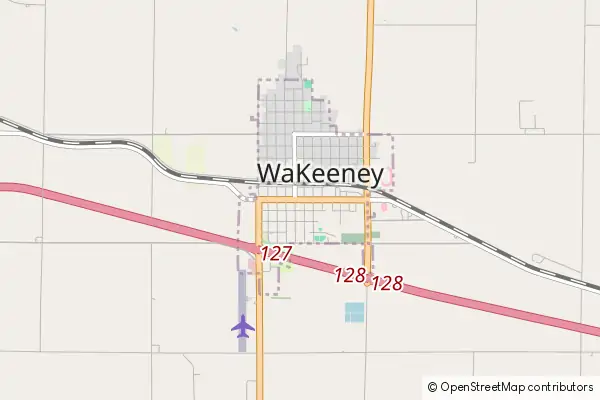 Mapa WaKeeney