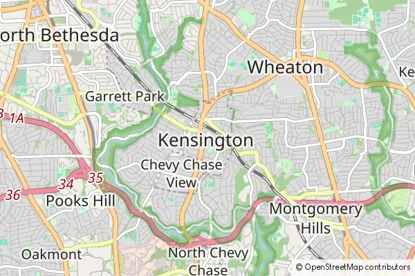 Mapa Kensington