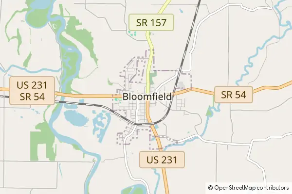 Mapa Bloomfield