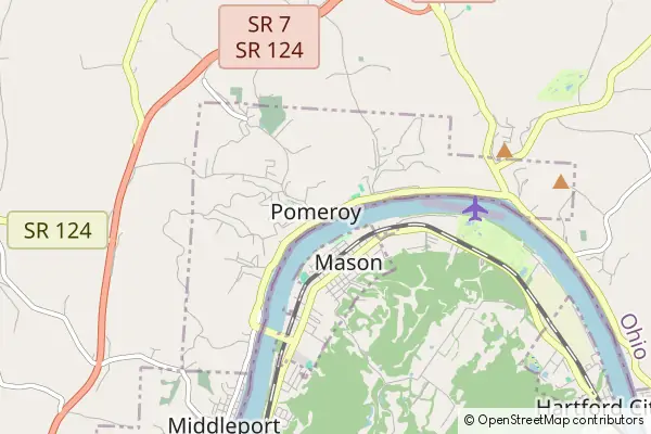 Mapa Pomeroy