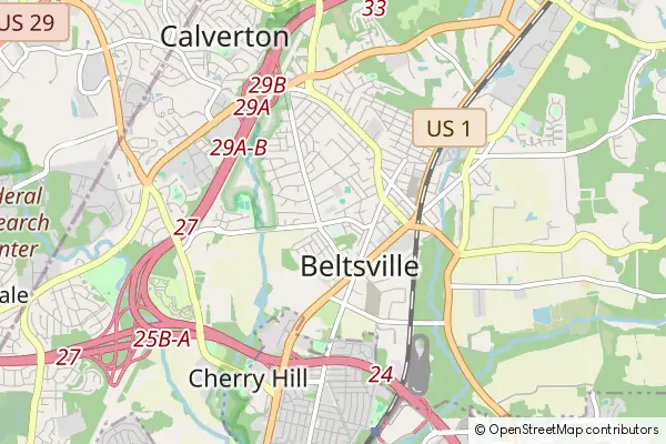 Mapa Beltsville