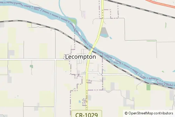 Mapa Lecompton