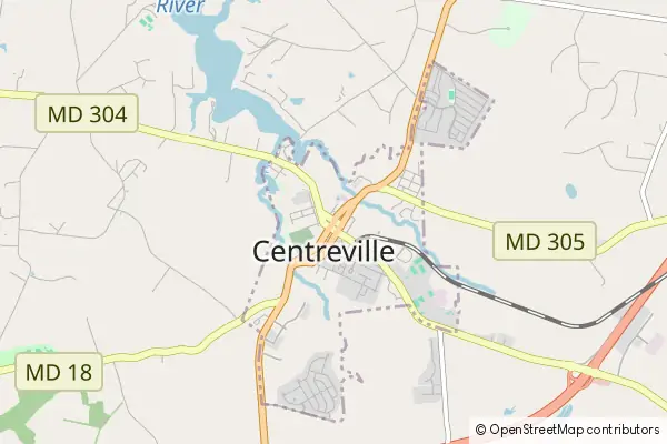 Mapa Centreville