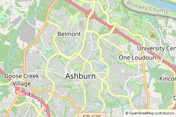 Mapa Ashburn