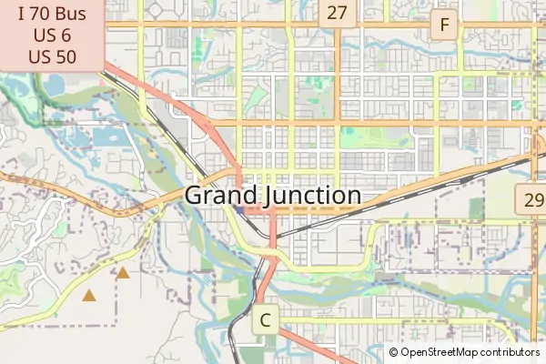 Mapa Grand Junction