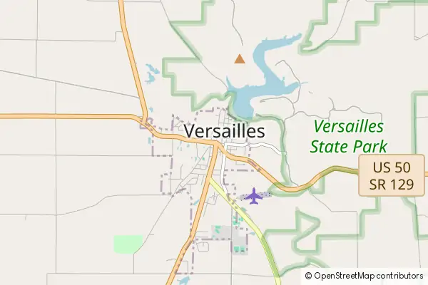 Mapa Versailles