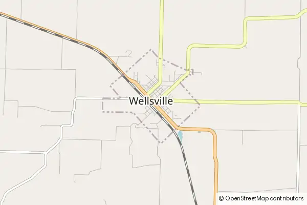 Mapa Wellsville