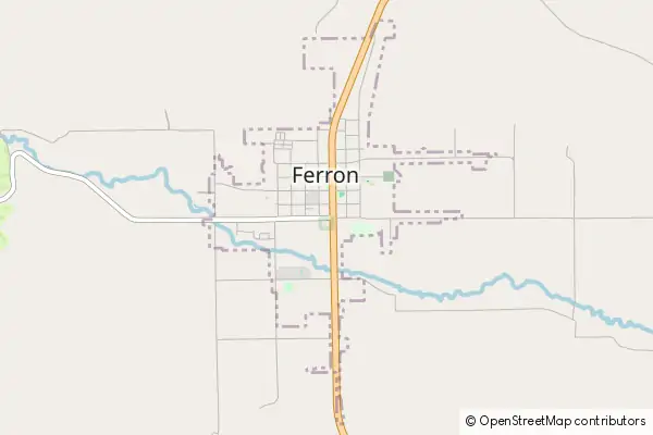 Mapa Ferron